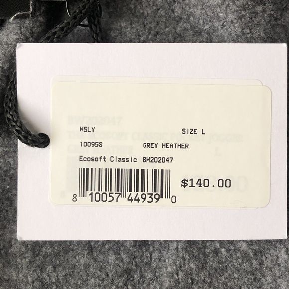 Bandier WSLY The Ecosoft Classic Jogger Heather Gray With Pockets Size Large - Picture 6 of 12